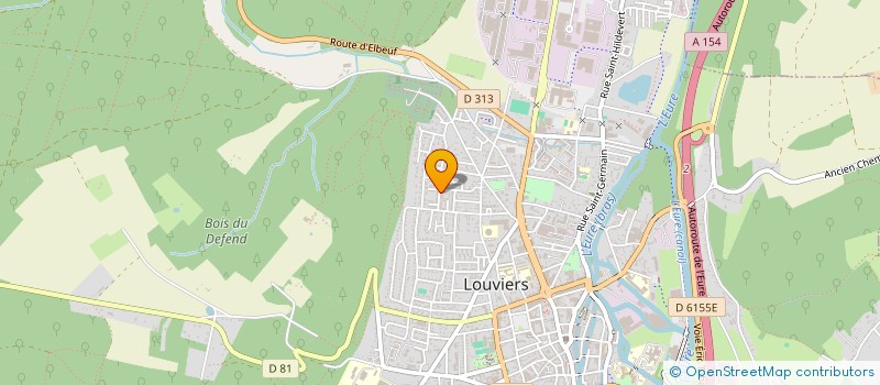 localisation de l'entreprise MONSIEUR STEVEN HOUSSIN  LOUVIERS