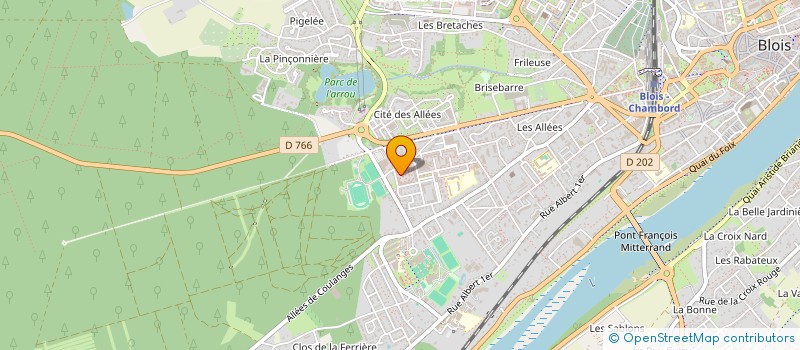 localisation de l'entreprise MONSIEUR STEVEN HUGUET  BLOIS