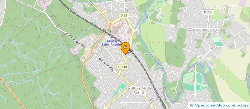 localisation de l'entreprise MONSIEUR STEVEN HUMBERT  QUINCY-SOUS-SENART