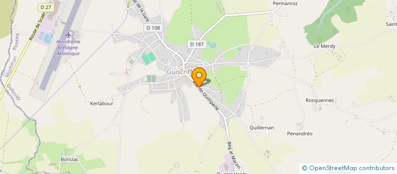 localisation de l'entreprise MONSIEUR STEVEN HURUGUEN  GUISCRIFF