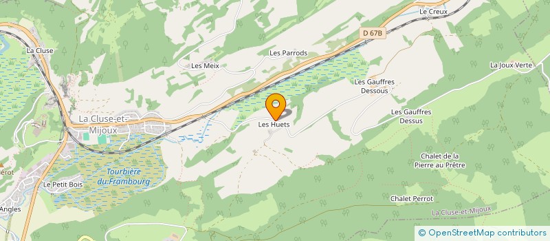 localisation de l'entreprise MONSIEUR STEVEN JACQUET  GRANGES-NARBOZ