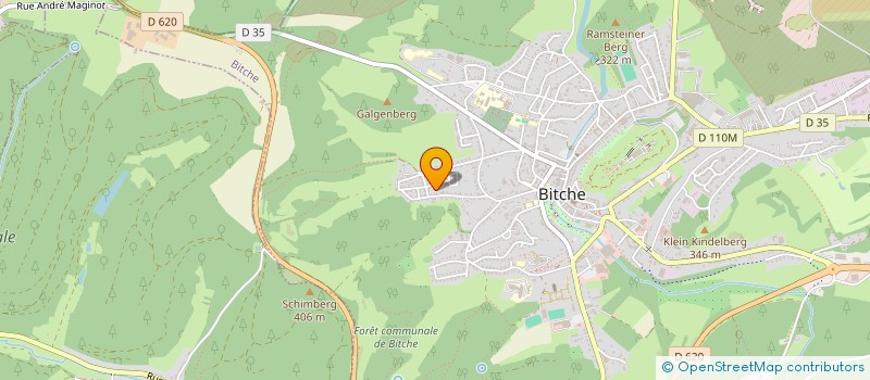 localisation de l'entreprise MONSIEUR STEVEN JAEGER  BITCHE