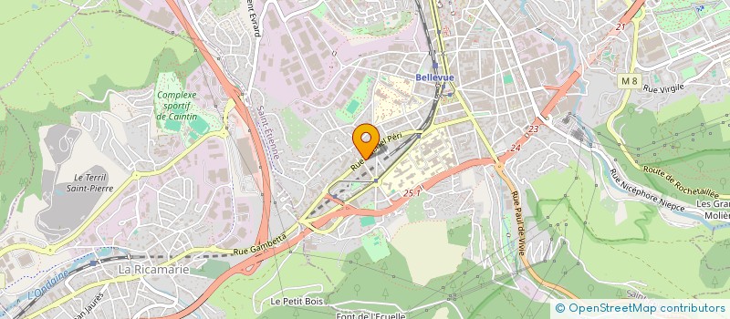 localisation de l'entreprise MONSIEUR STEVEN JAQUET  SAINT-ETIENNE