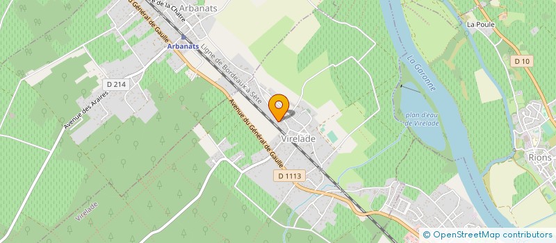 localisation de l'entreprise MONSIEUR STEVEN JAUBERT  VIRELADE