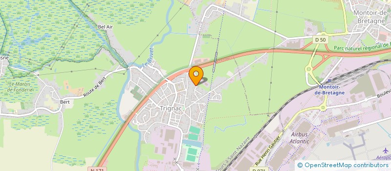 localisation de l'entreprise MONSIEUR STEVEN JAYAT  TRIGNAC