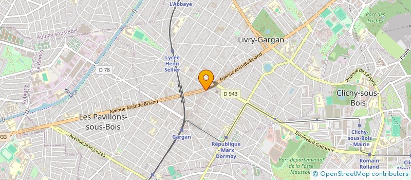 localisation de l'entreprise MONSIEUR STEVEN JOSEPH  LES PAVILLONS-SOUS-BOIS