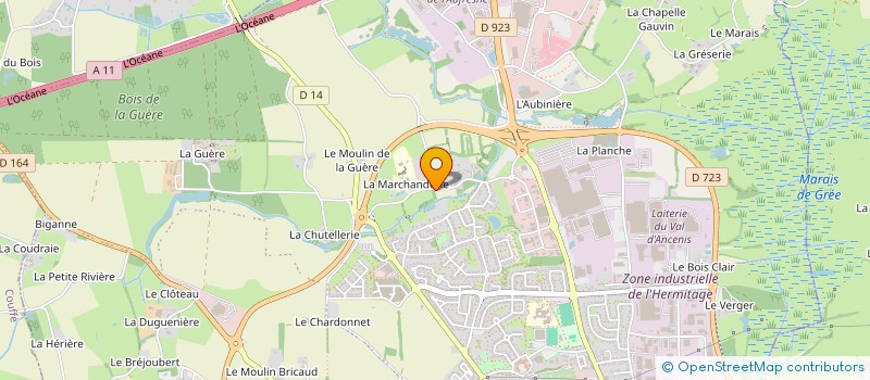 localisation de l'entreprise MONSIEUR STEVEN JOUAULT  ANCENIS-SAINT-GEREON