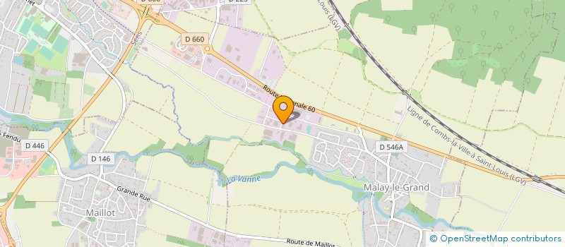 localisation de l'entreprise MONSIEUR STEVEN JOURDAN  MALAY-LE-GRAND