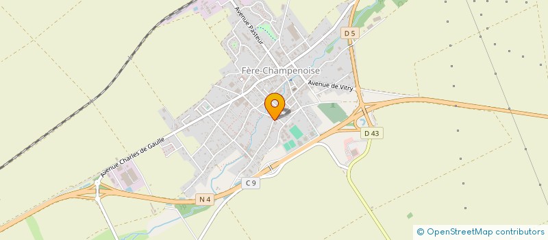 localisation de l'entreprise MONSIEUR STEVEN KARL  FERE-CHAMPENOISE