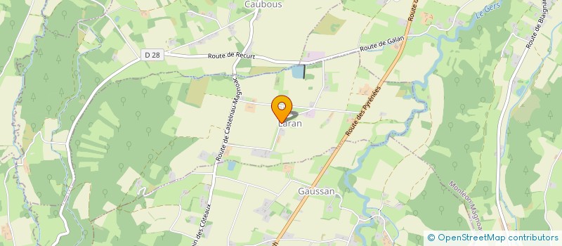 localisation de l'entreprise MONSIEUR STEVEN KNIGHT  LARAN