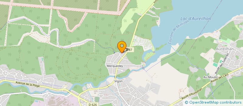 localisation de l'entreprise MONSIEUR STEVEN LABERIOTE  MIMIZAN