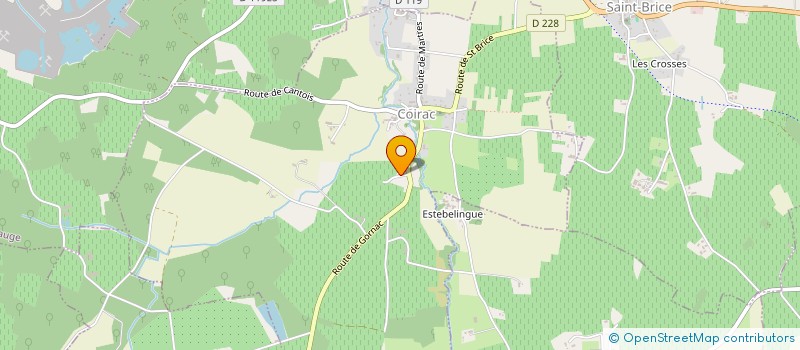 localisation de l'entreprise MONSIEUR STEVEN LABOUYRIE  COIRAC