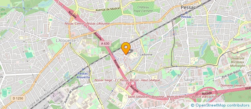 localisation de l'entreprise MONSIEUR STEVEN LABROUSSE  PESSAC