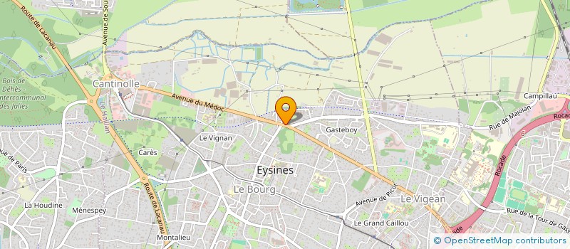 localisation de l'entreprise MONSIEUR STEVEN LACIRE à EYSINES