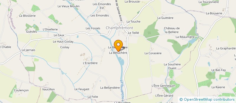 localisation de l'entreprise MONSIEUR STEVEN LAINE  CHAMPFREMONT