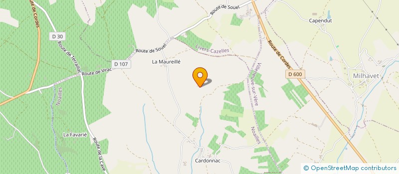 localisation de l'entreprise MONSIEUR STEVEN LAVILLE  NOAILLES