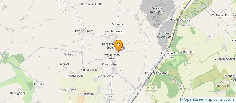 localisation de l'entreprise MONSIEUR STEVEN LE MENER  CAST