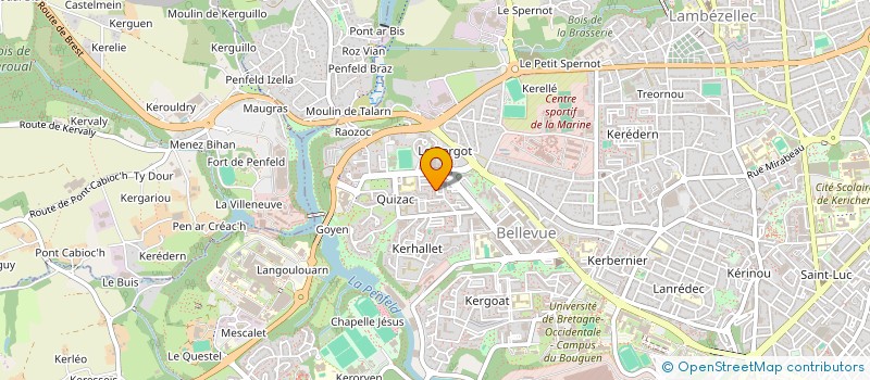 localisation de l'entreprise MONSIEUR STEVEN LE SAINT  PLABENNEC