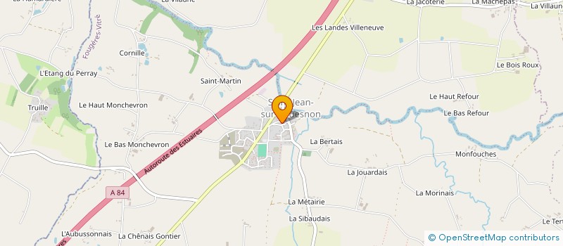 localisation de l'entreprise MONSIEUR STEVEN LE VOURCH  RIVES-DU-COUESNON