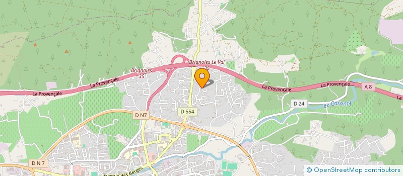 localisation de l'entreprise MONSIEUR STEVEN LEANNI  BRIGNOLES