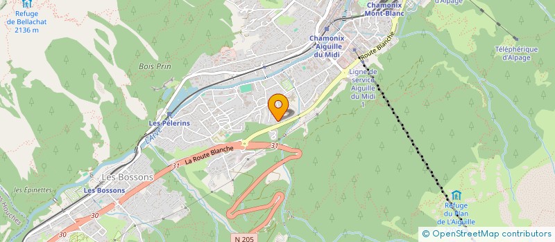 localisation de l'entreprise MONSIEUR STEVEN LEBONNOIS  CHAMONIX-MONT-BLANC