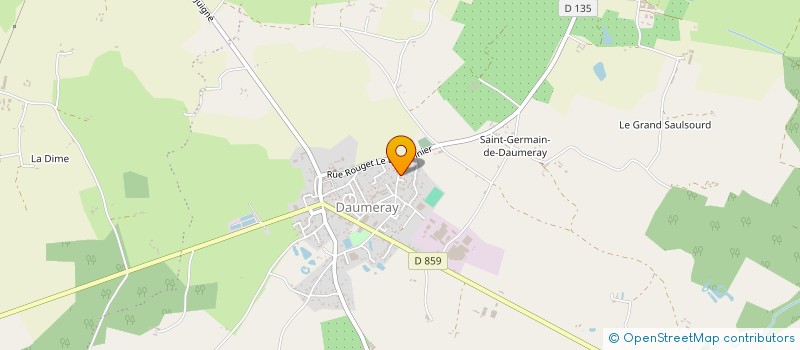 localisation de l'entreprise MONSIEUR STEVEN LEBOURGEOIS  MORANNES SUR SARTHE-DAUMERAY