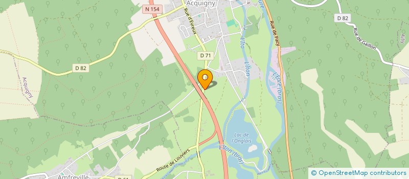 localisation de l'entreprise MONSIEUR STEVEN LECALIER  ACQUIGNY