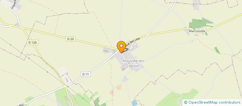 localisation de l'entreprise MONSIEUR STEVEN LECARRE à HOUVILLE-EN-VEXIN