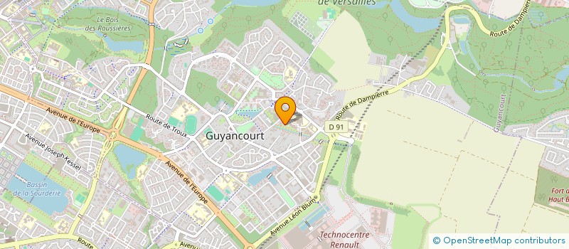 localisation de l'entreprise MONSIEUR STEVEN LECEFEL à GUYANCOURT