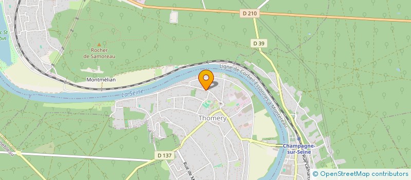 localisation de l'entreprise MONSIEUR STEVEN LEFEVRE  THOMERY