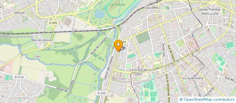 localisation de l'entreprise MONSIEUR STEVEN LEGRAND  FLEURY-SUR-ORNE