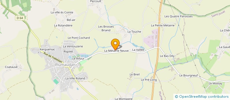 localisation de l'entreprise MONSIEUR STEVEN LEGRAND  GUITTE