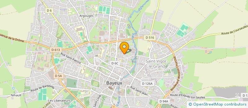 localisation de l'entreprise MONSIEUR STEVEN LEMOINE  BAYEUX