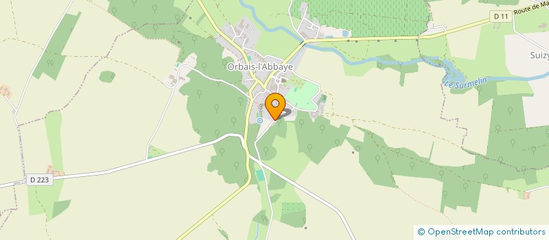localisation de l'entreprise MONSIEUR STEVEN LENCAUCHEZ  ORBAIS-L'ABBAYE