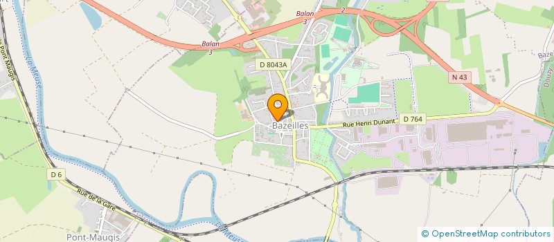 localisation de l'entreprise MONSIEUR STEVEN LENOBLE  BAZEILLES