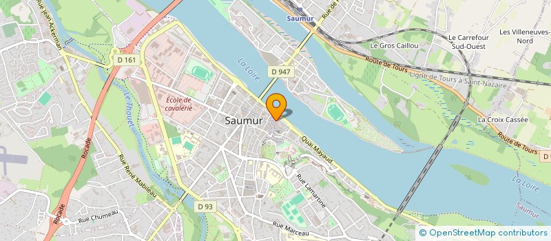 localisation de l'entreprise MONSIEUR STEVEN LEQUEUX  SAUMUR