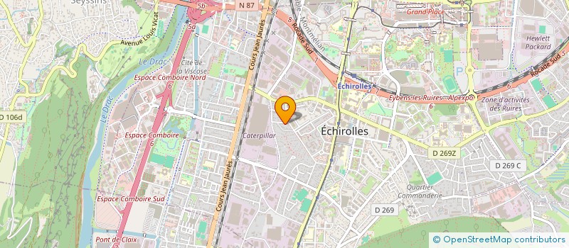 localisation de l'entreprise MONSIEUR STEVEN LETIZIA  ECHIROLLES
