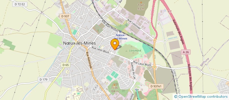 localisation de l'entreprise MONSIEUR STEVEN LIEVIN  NUX-LES-MINES