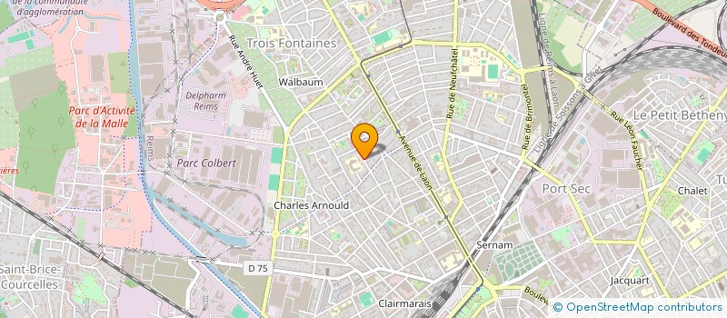 localisation de l'entreprise MONSIEUR STEVEN LIVERNEAUX à REIMS