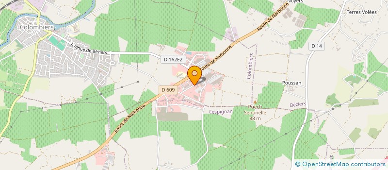 localisation de l'entreprise MONSIEUR STEVEN LOPEZ à COLOMBIERS