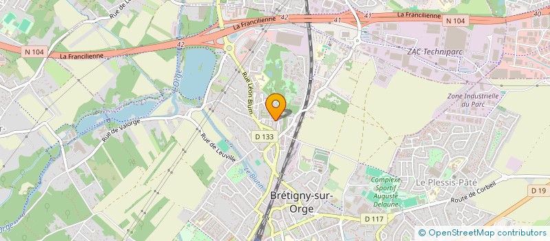 localisation de l'entreprise MONSIEUR STEVEN LORAND à BRETIGNY-SUR-ORGE