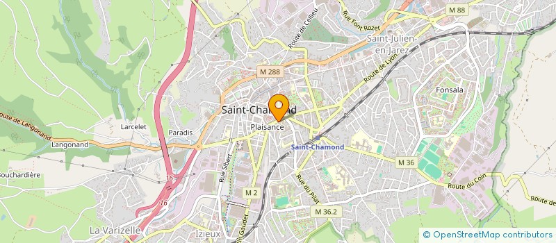 localisation de l'entreprise MONSIEUR STEVEN LUCAS à SAINT-CHAMOND