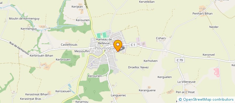localisation de l'entreprise MONSIEUR STEVEN MADEC  PLOUMOGUER