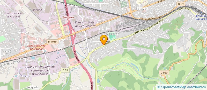 localisation de l'entreprise MONSIEUR STEVEN MADEIRA  BRIVE-LA-GAILLARDE