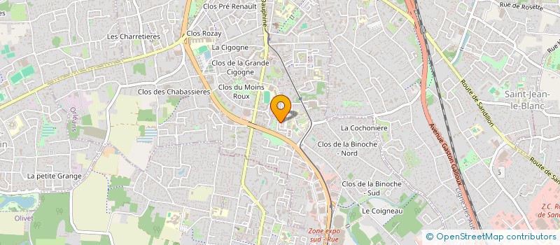 localisation de l'entreprise MONSIEUR STEVEN MANEBARD à ORLEANS