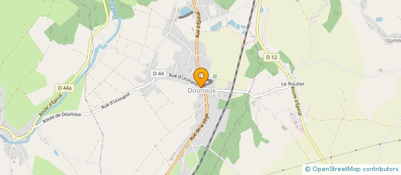 localisation de l'entreprise MONSIEUR STEVEN MANGIN  DOUNOUX