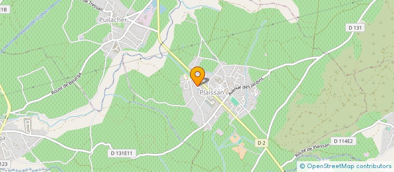 localisation de l'entreprise MONSIEUR STEVEN MARSAL  PLAISSAN