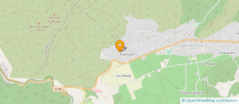 localisation de l'entreprise MONSIEUR STEVEN MARTI à CUGES-LES-PINS