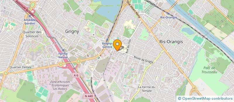 localisation de l'entreprise MONSIEUR STEVEN MARTIAS  RIS-ORANGIS