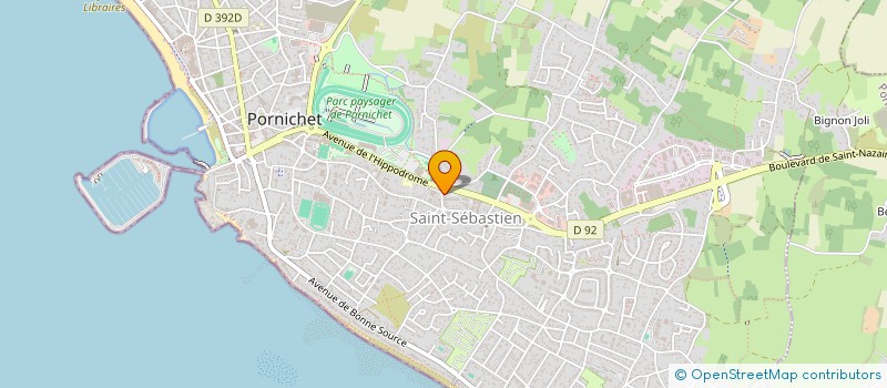 localisation de l'entreprise MONSIEUR STEVEN MARTIN  PORNICHET